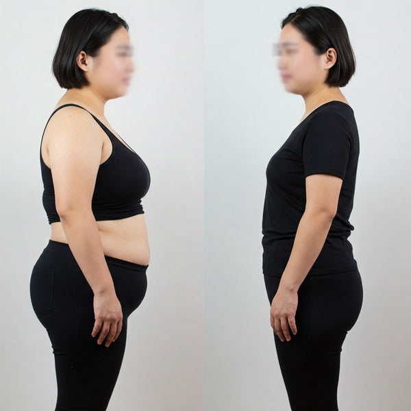 April before and after losing 18kg with MealPrep.nz meal delivery