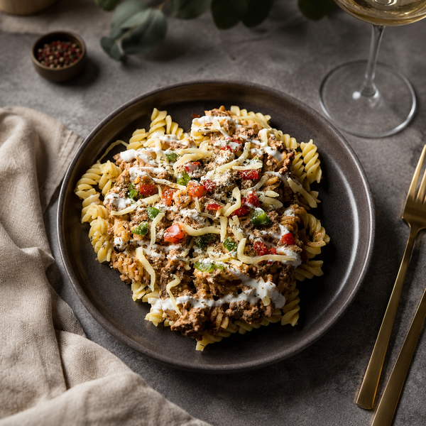 Pizza Pasta - Gourmet Range – high protein ready-made meal, snap-frozen and delivered NZ wide by MealPrep.nz