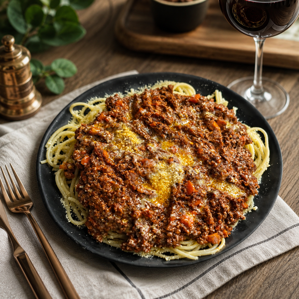 Spaghetti Bolognese - Gourmet – high protein ready-made meal, snap-frozen and delivered NZ wide by MealPrep.nz