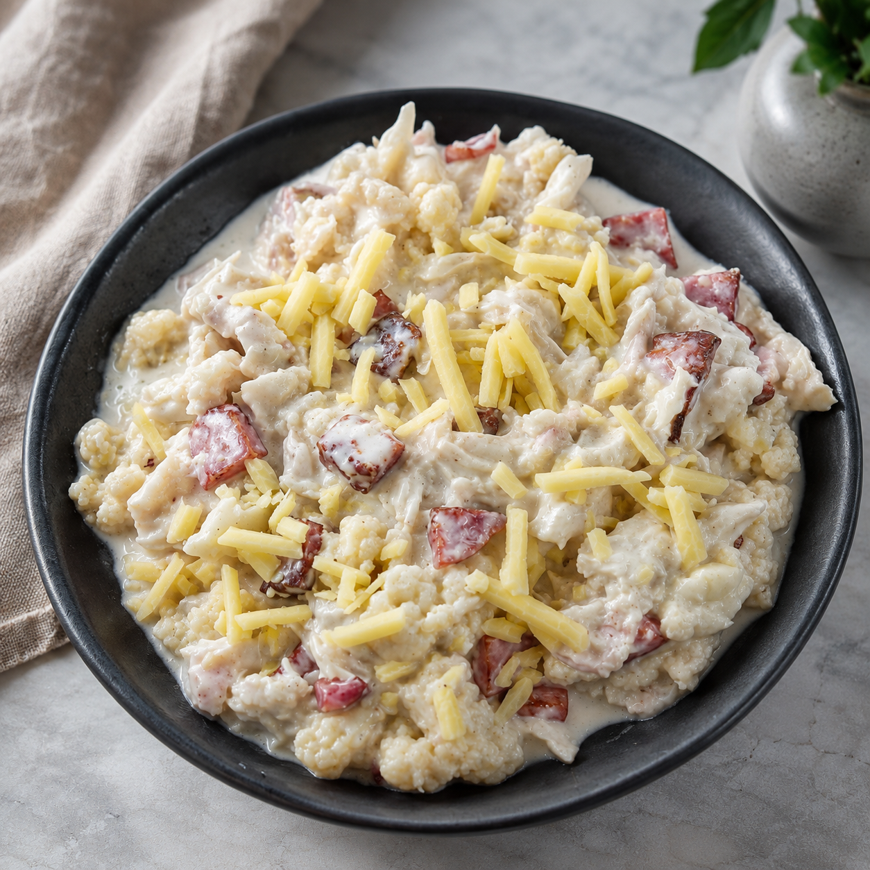 Chicken & Bacon Mac - Low Carb