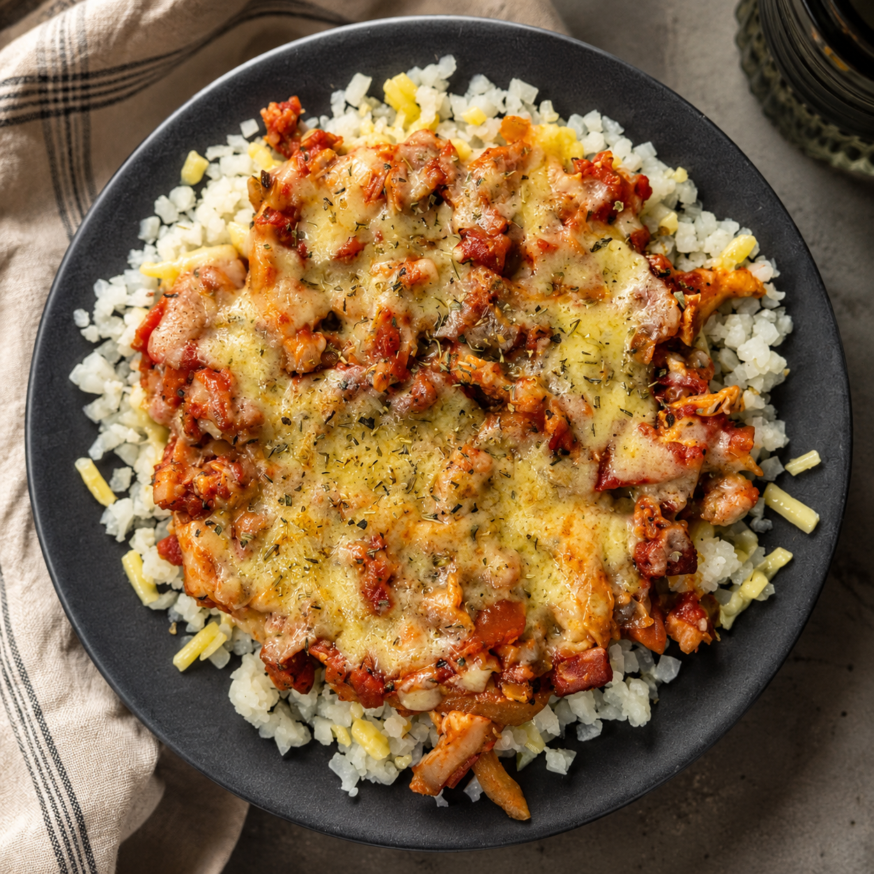 Meatlovers Pizza Bowl - Low Carb