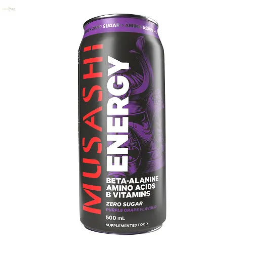 Musashi Energy Drink Purple Grape 500ml Meal Prep