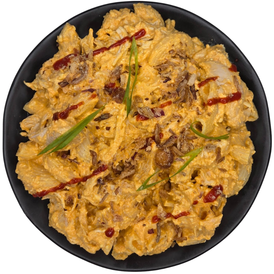 BUFFALO CHICKEN MAC & CHEESE