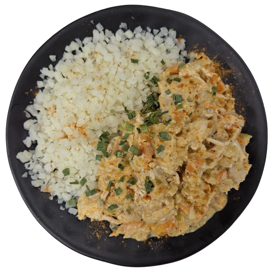 Cajun Chicken & Cauliflower Rice Low Carb