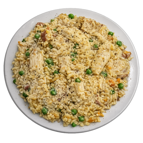 Chicken & Chorizo Risotto- Gourmet Range – high protein ready-made meal, snap-frozen and delivered NZ wide by MealPrep.nz