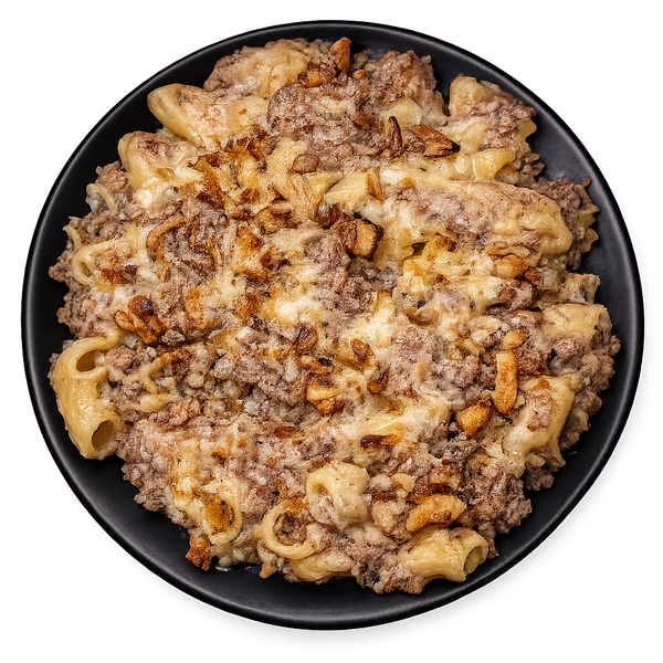 Smoked Brisket Mac & Cheese – high protein ready-made meal, snap-frozen and delivered NZ wide by MealPrep.nz