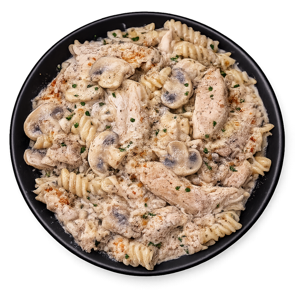 Creamy Chicken Stroganoff – high protein ready-made meal, snap-frozen and delivered NZ wide by MealPrep.nz
