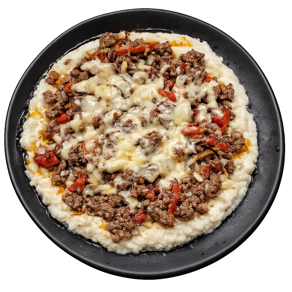Philly Cheese Beef on Cauli Mash - Low Carb – high protein ready-made meal, snap-frozen and delivered NZ wide by MealPrep.nz