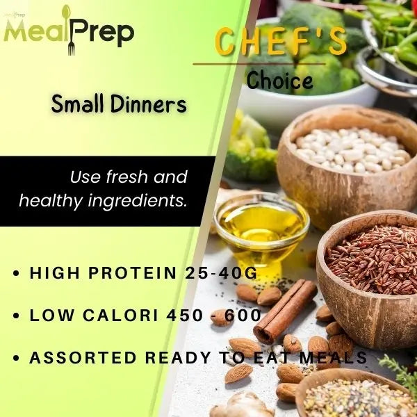 Small Dinner meal Plan Meal Prep