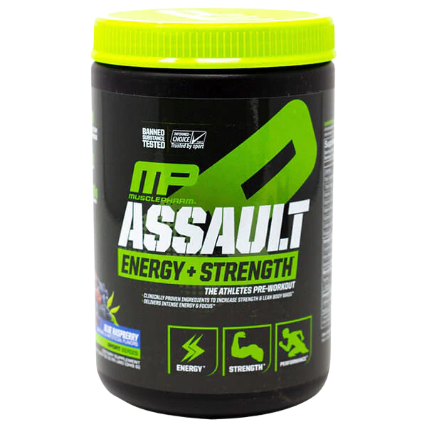 Musclepharm Assault Preworkout Blue Raspberry 345g