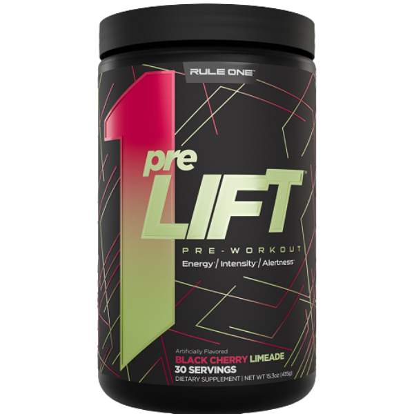 Rule 1 Preworkout Black Cherry Limeade 30 Serves