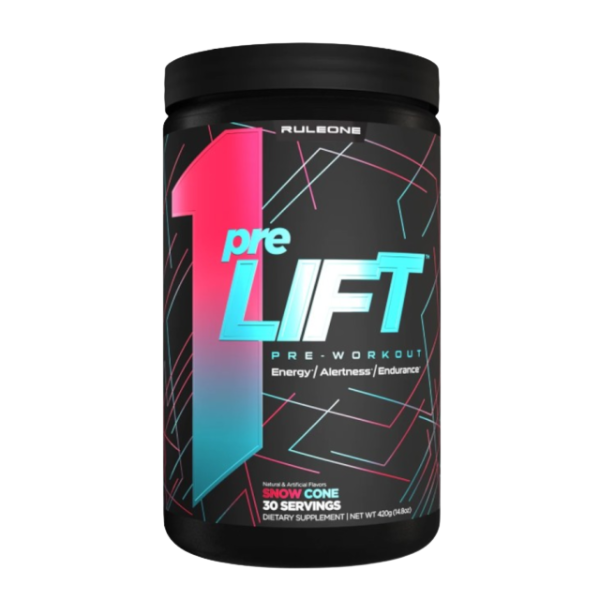Rule 1 Preworkout Snow Cone 30 Serves – high protein ready-made meal, snap-frozen and delivered NZ wide by MealPrep.nz
