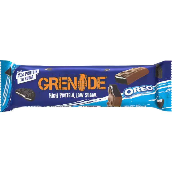 grenade protein Bar - Oreo – high protein ready-made meal, snap-frozen and delivered NZ wide by MealPrep.nz