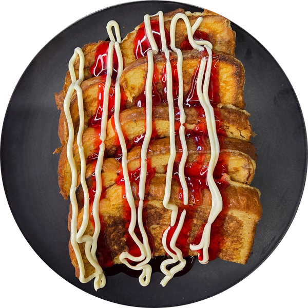French Toast with Cream Cheese Sauce