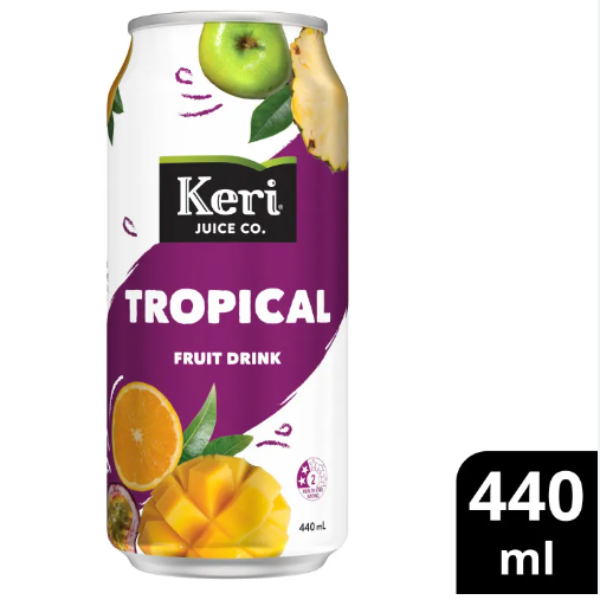 Kerri Juice Tropical Can 440ml