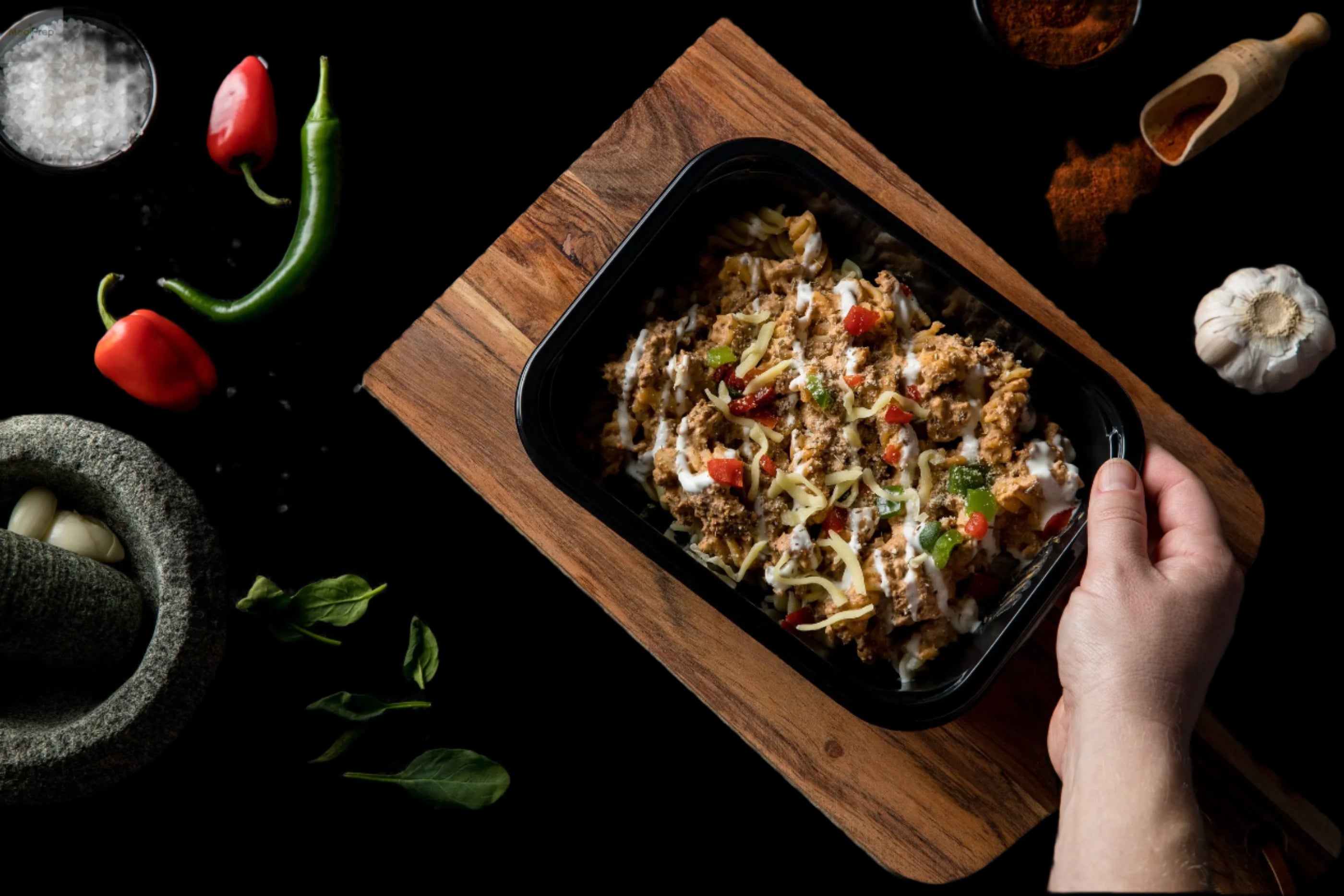 Pizza Pasta Meal Prep