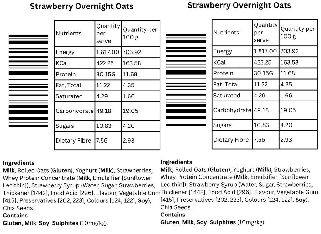 Strawberry Jam Overnight Oats