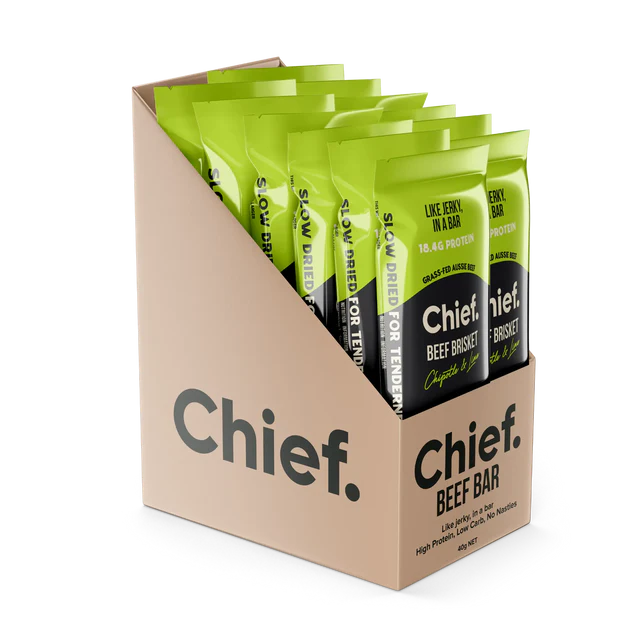 Chief Organic Beef Bar Chipotle & Lime 40G
