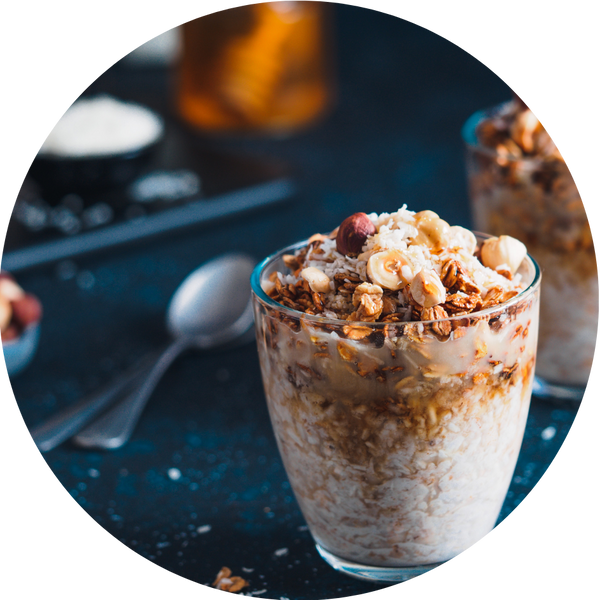 Peanut Butter Chocolate Overnight Oats