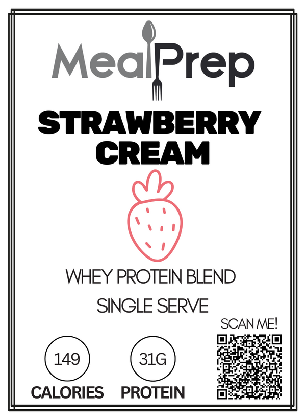 Grenade Whey Protein Strawberry Cream Single Serve – high protein ready-made meal, snap-frozen and delivered NZ wide by MealPrep.nz
