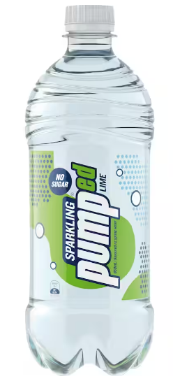 Pump Sparkling Lime Spring Water 750ml