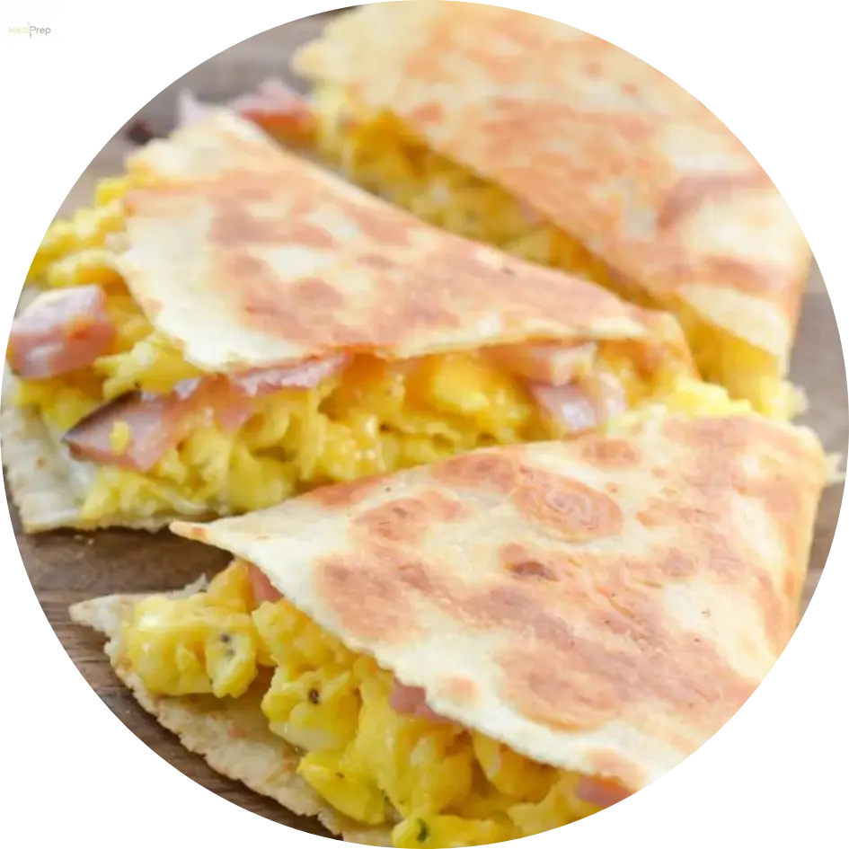 Ham And Cheese Quesadilla – Meal Prep