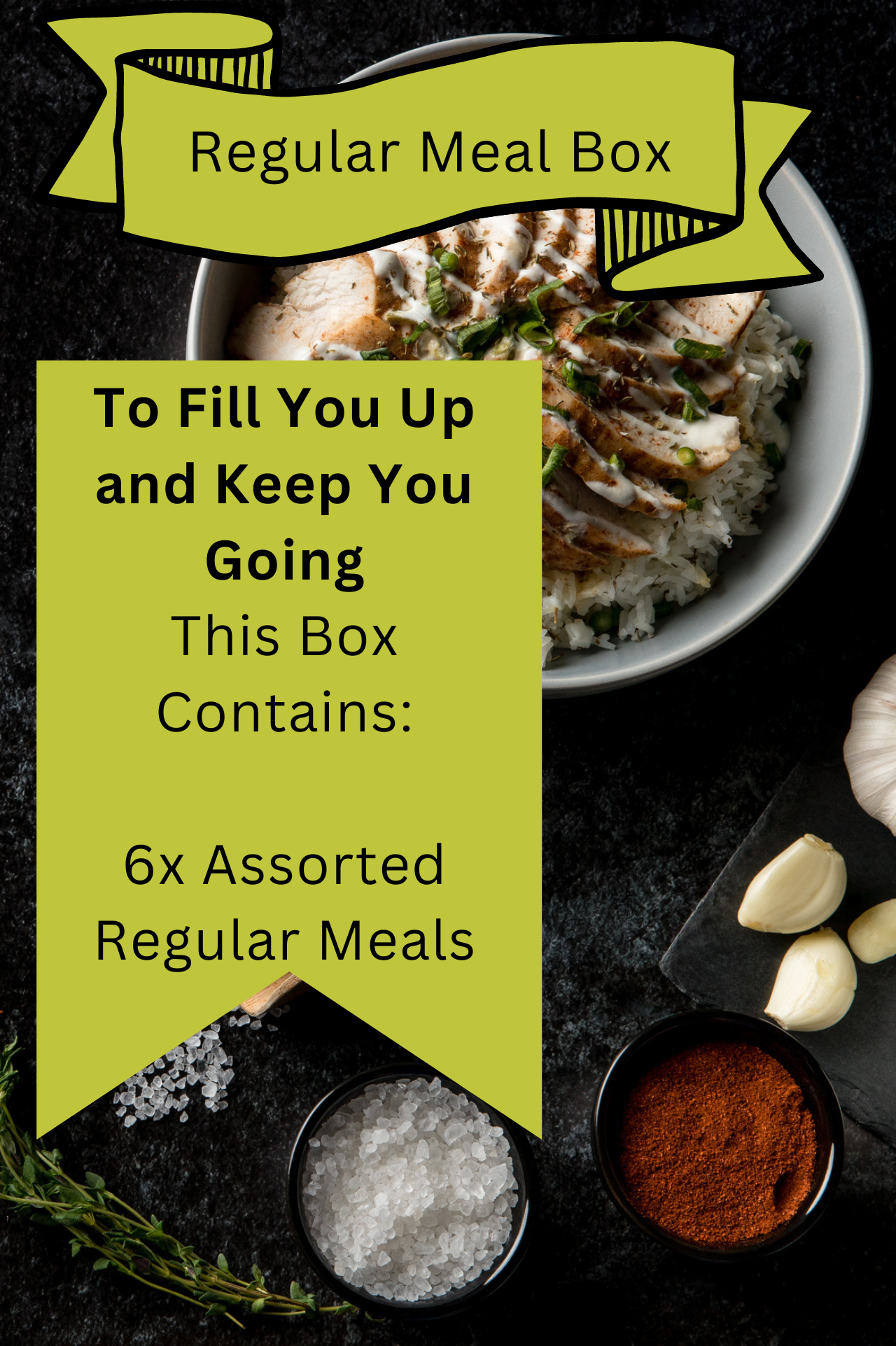 Mixed Meal Box - 6 Regular Meals