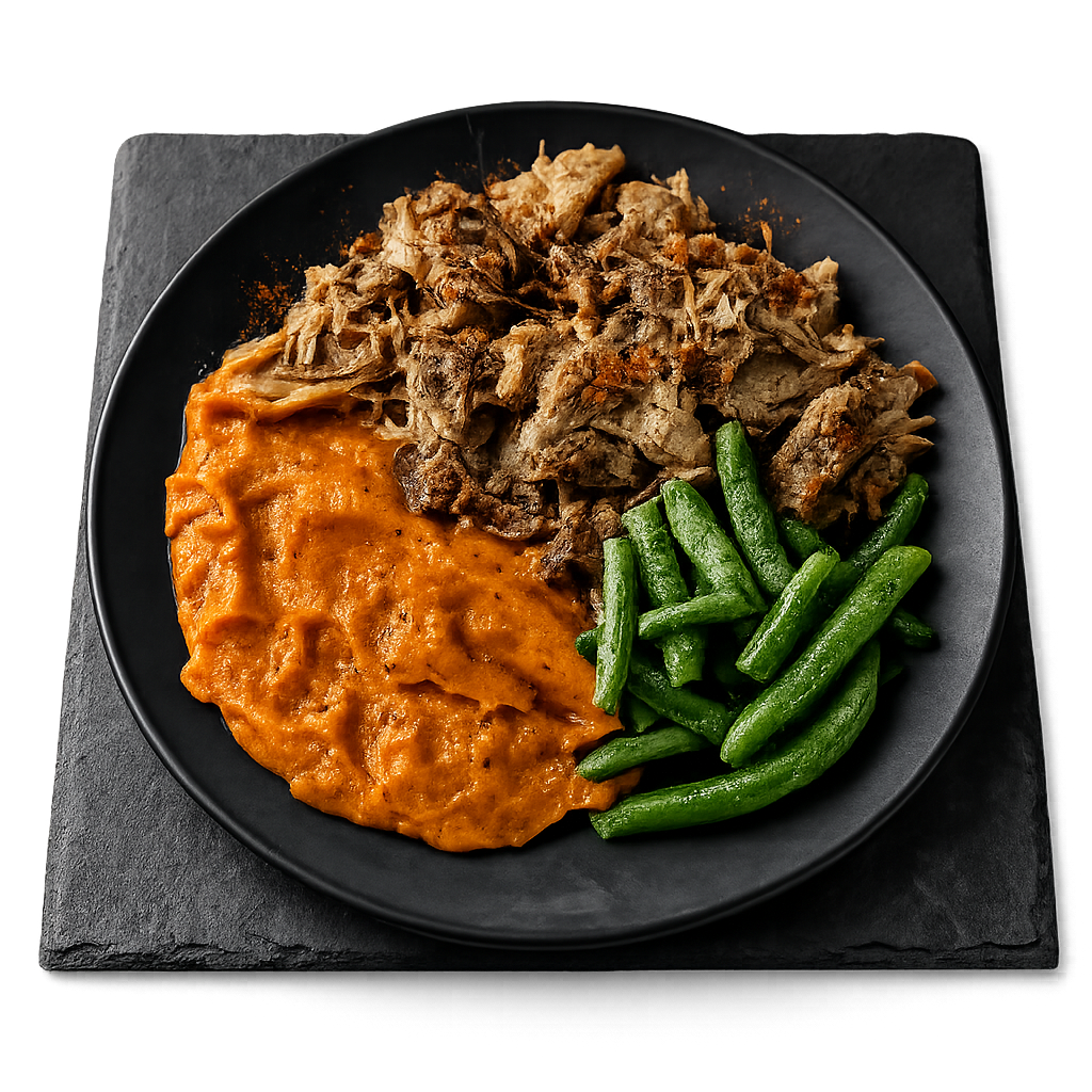 Slow Cooked Pork & Pumpkin Mash - Low Carb