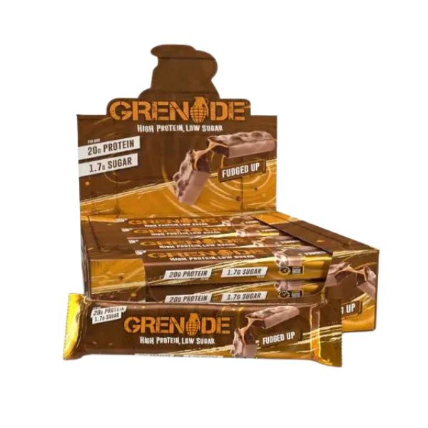 GRENADE PROTEIN BAR FUDGED UP 60g – high protein ready-made meal, snap-frozen and delivered NZ wide by MealPrep.nz