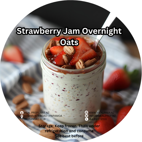 Strawberry Jam Overnight Oats