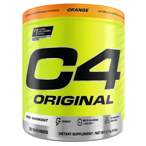 C4 Original Pre Workout Orange 30 Serves New Formula