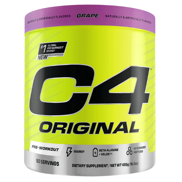 C4 Original Pre Workout Grape 30 Serves New Formula