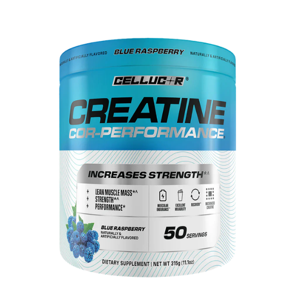 Cellucor Creatine Blue Raspberry 50 Serves – high protein ready-made meal, snap-frozen and delivered NZ wide by MealPrep.nz