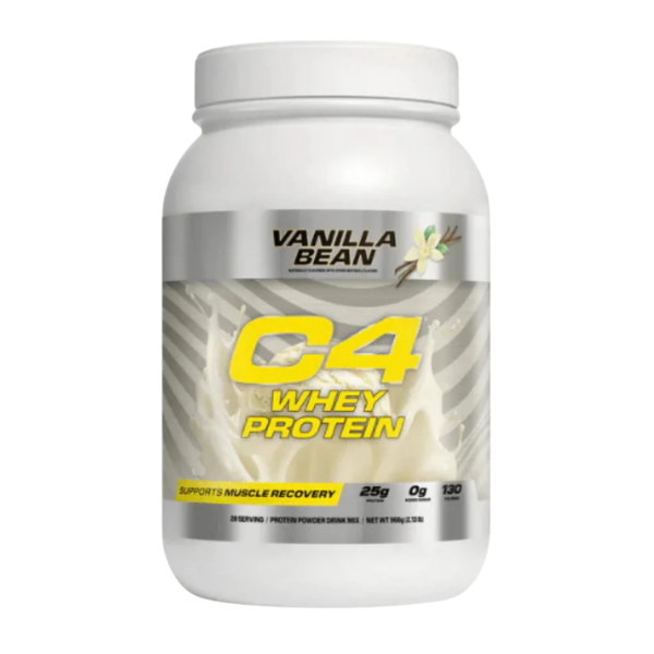 Cellucor C4 Whey Protein Powder Vanilla Bean 28 Serves – high protein ready-made meal, snap-frozen and delivered NZ wide by MealPrep.nz