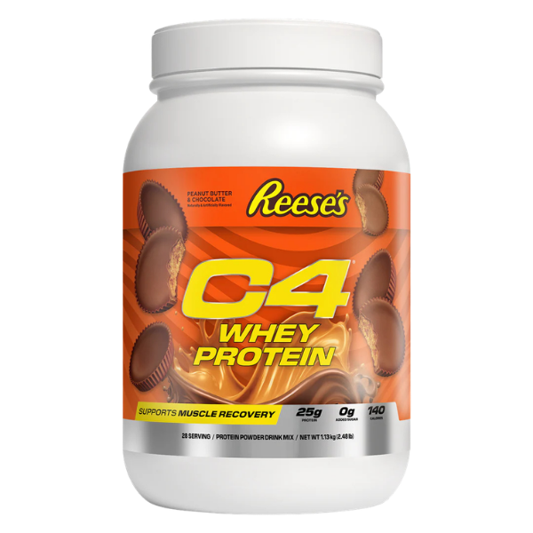 Cellucor C4 Whey Protein Powder Reese's PB & Chocolate 28 Serves – high protein ready-made meal, snap-frozen and delivered NZ wide by MealPrep.nz