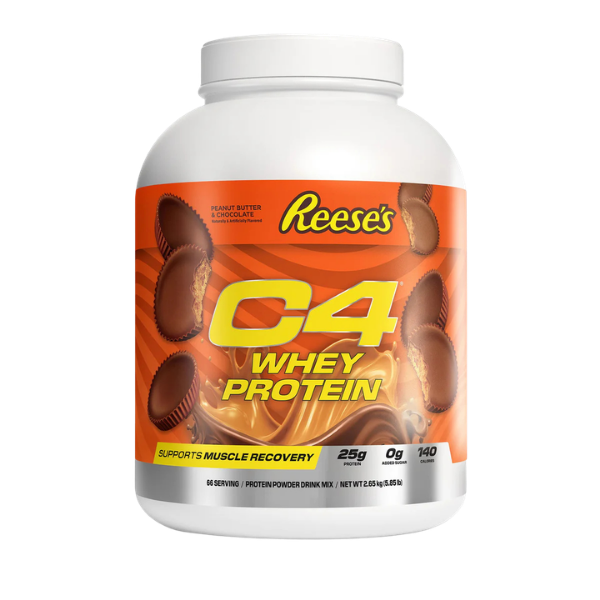 Cellucor C4 Whey Protein Powder Reese's PB & Chocolate 66 Serves – high protein ready-made meal, snap-frozen and delivered NZ wide by MealPrep.nz