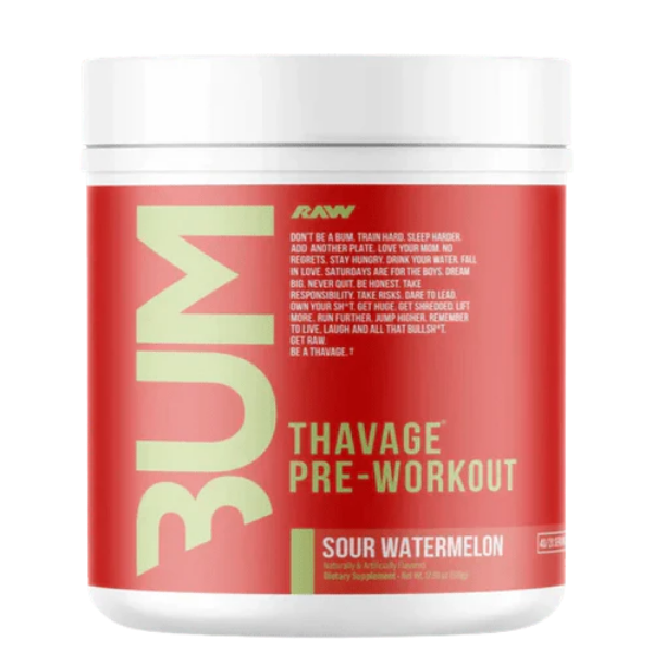 CBUM Thavage Pre-Workout Sour Watermelon 40 Serves