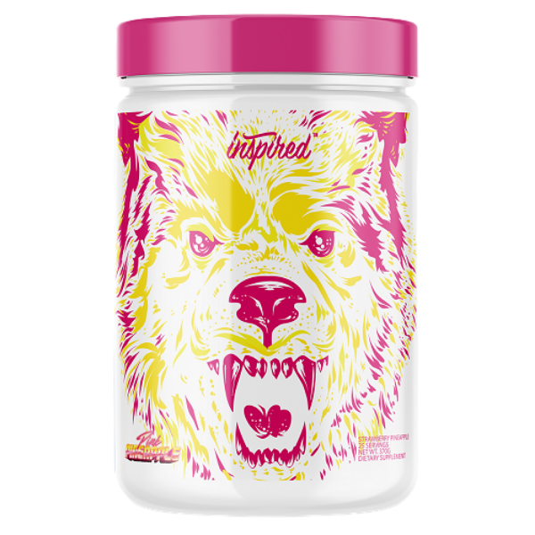 Inspired BBD Pre-Workout Strawberry Pineapple 25 Serves – high protein ready-made meal, snap-frozen and delivered NZ wide by MealPrep.nz