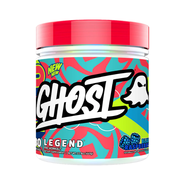 Ghost Legend Pre-Workout Blue Raspberry 30 Serves – high protein ready-made meal, snap-frozen and delivered NZ wide by MealPrep.nz
