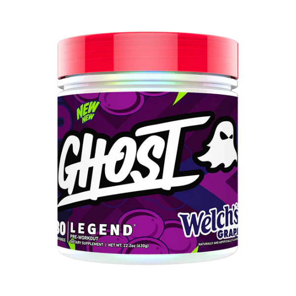 Ghost Legend Pre-Workout Welch's Grape 30 Serves – high protein ready-made meal, snap-frozen and delivered NZ wide by MealPrep.nz