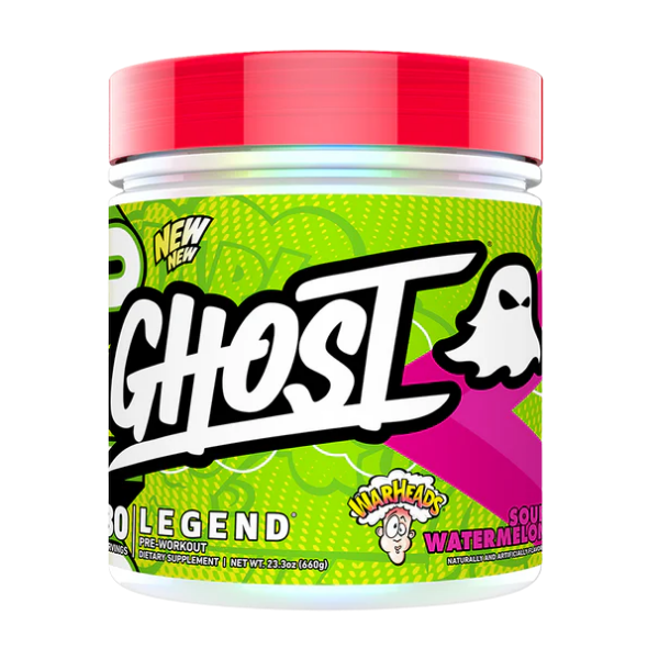 Ghost Legend Pre-Workout Sour Watermelon 30 Serves – high protein ready-made meal, snap-frozen and delivered NZ wide by MealPrep.nz