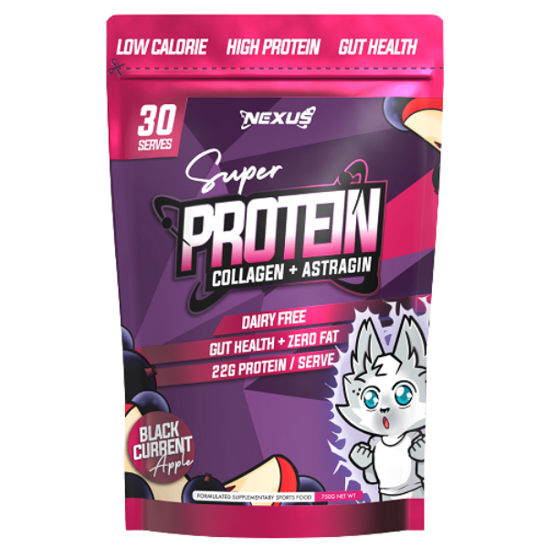 Nexus Super Protein Water 750g Blackcurrant/Apple 30 Serves – high protein ready-made meal, snap-frozen and delivered NZ wide by MealPrep.nz