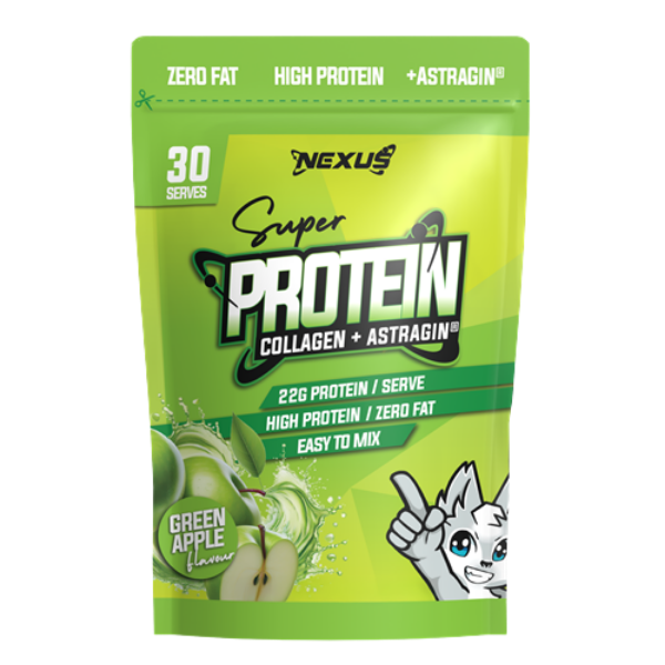 Nexus Super Protein Water 750g Green Apple 30 Serves – high protein ready-made meal, snap-frozen and delivered NZ wide by MealPrep.nz