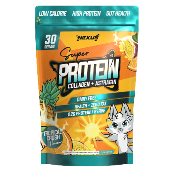 Nexus Super Protein Water 750g Tropical Crush 30 Serves – high protein ready-made meal, snap-frozen and delivered NZ wide by MealPrep.nz