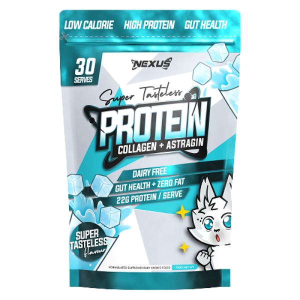 Nexus Super Protein Water 750g Tasteless 30 Serves – high protein ready-made meal, snap-frozen and delivered NZ wide by MealPrep.nz