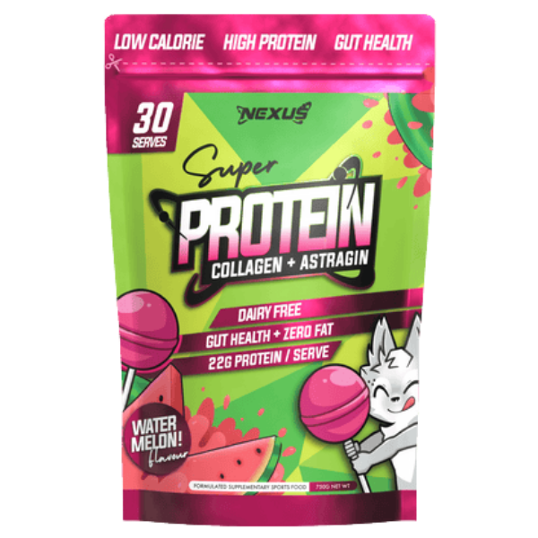 Nexus Super Protein Water 750g  Watermelon 30 Serves – high protein ready-made meal, snap-frozen and delivered NZ wide by MealPrep.nz
