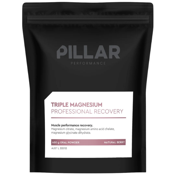 Pillar Triple Magnesium Natural Berry 400G Powder – high protein ready-made meal, snap-frozen and delivered NZ wide by MealPrep.nz
