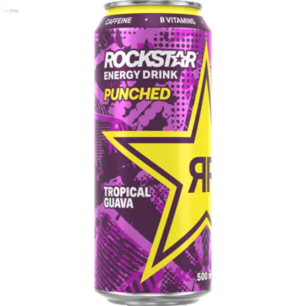 Rockstar Punched Tropical Guava Energy Drink 500ml Meal Prep