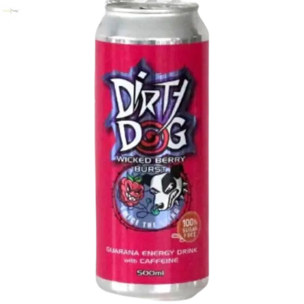 Dirty Dog Energy Drink Berry Meal Prep