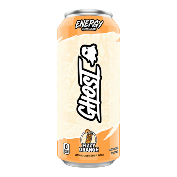 Ghost Energy Fizzy Orange 500ml – high protein ready-made meal, snap-frozen and delivered NZ wide by MealPrep.nz